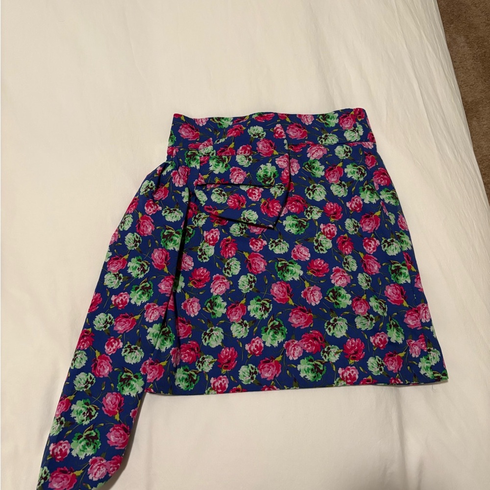 Floral Blue Skirt